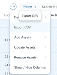 Export CSV