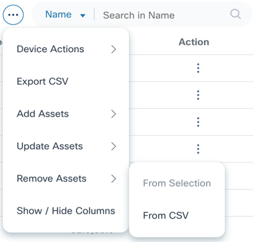 Remove Assets from CSV