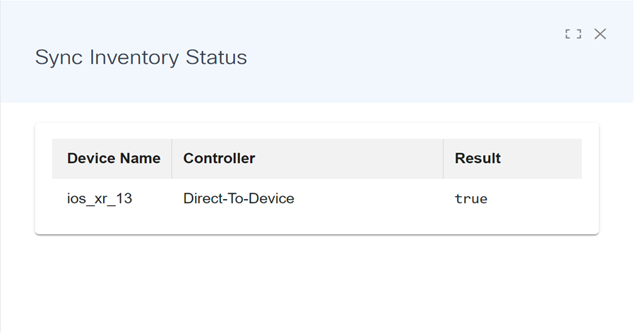 Sync Inventory Status