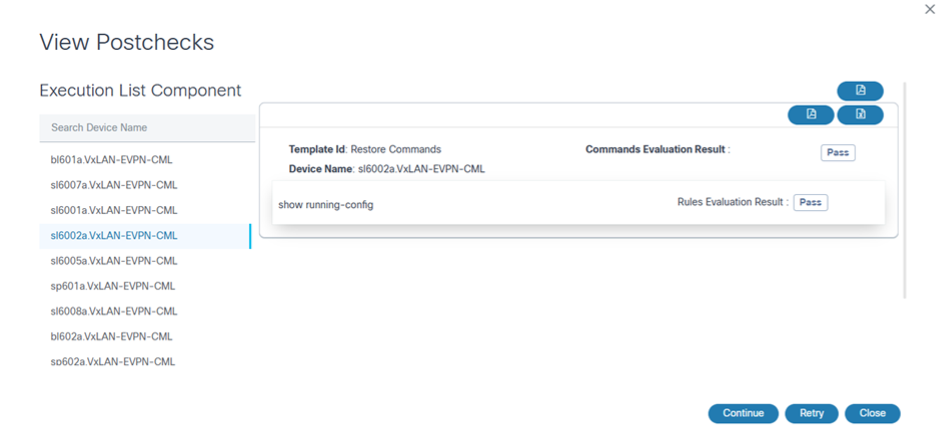 View Postchecks for Multiple Devices