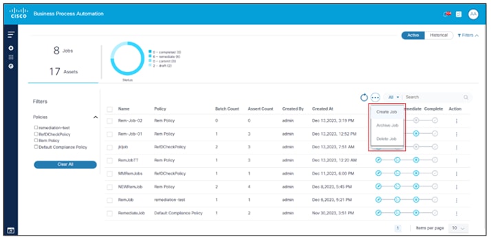 Remediation Jobs Options