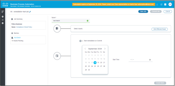 Remediation Jobs: Add Batches
