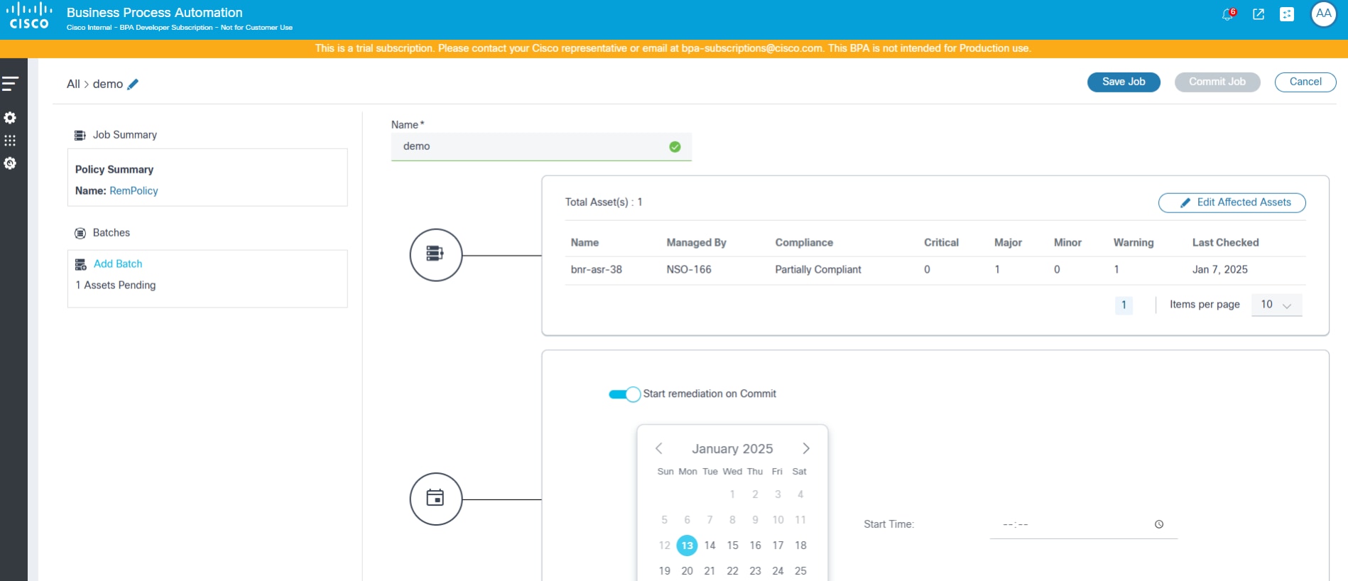 Remediation Jobs: On Demand