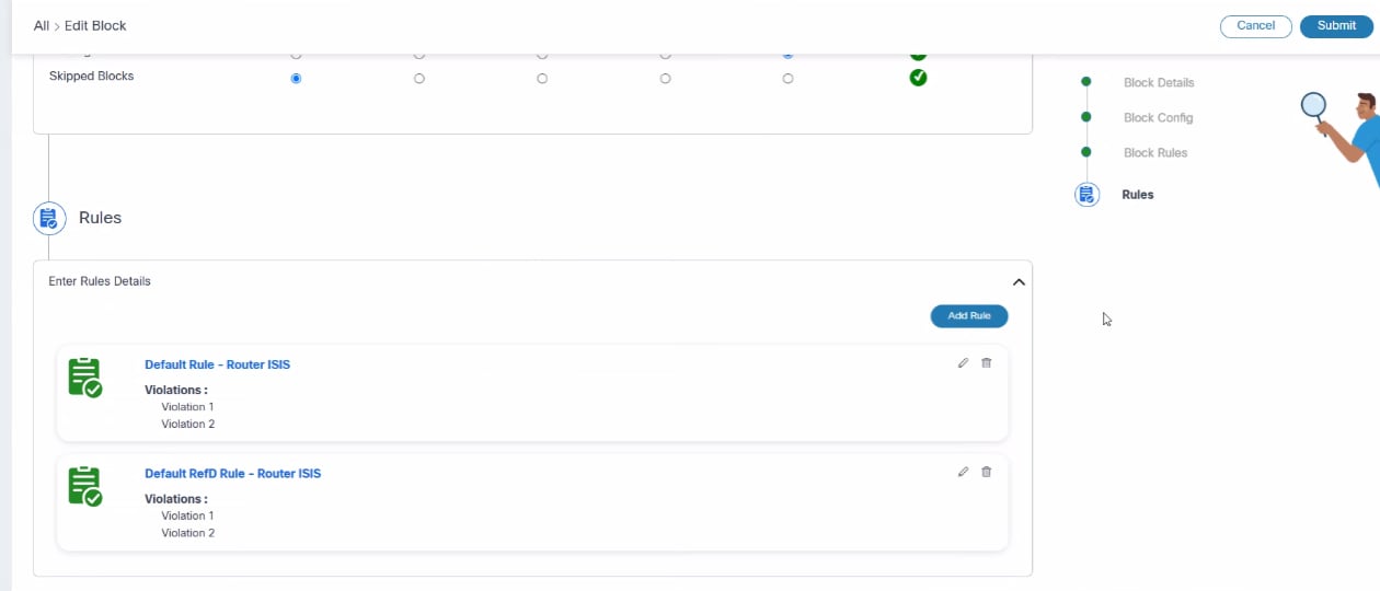 Adding and Editing Configuration Blocks