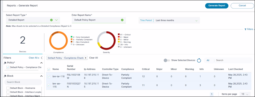Generate Detailed Report