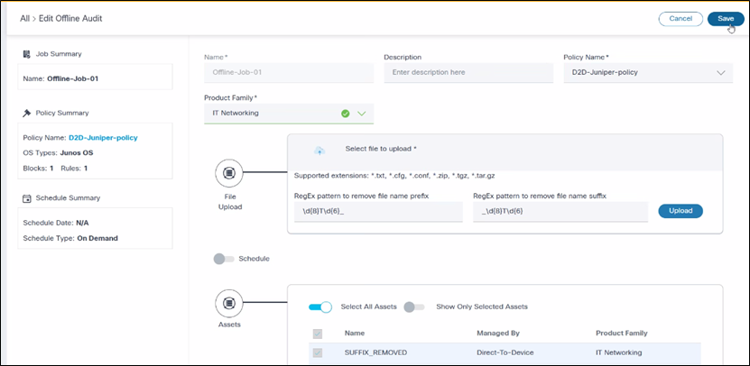 Save Offline Audit