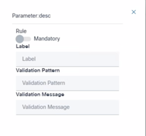 Prameter Descriptions