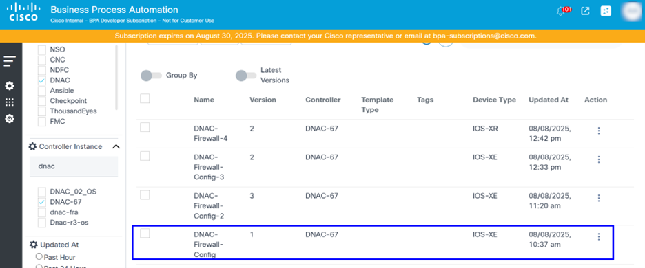 Controller Instance