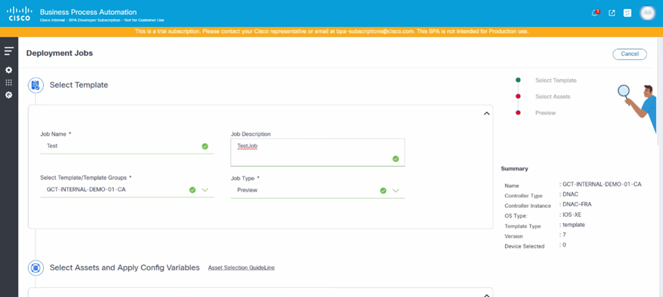 Deployment Job Deploy Config