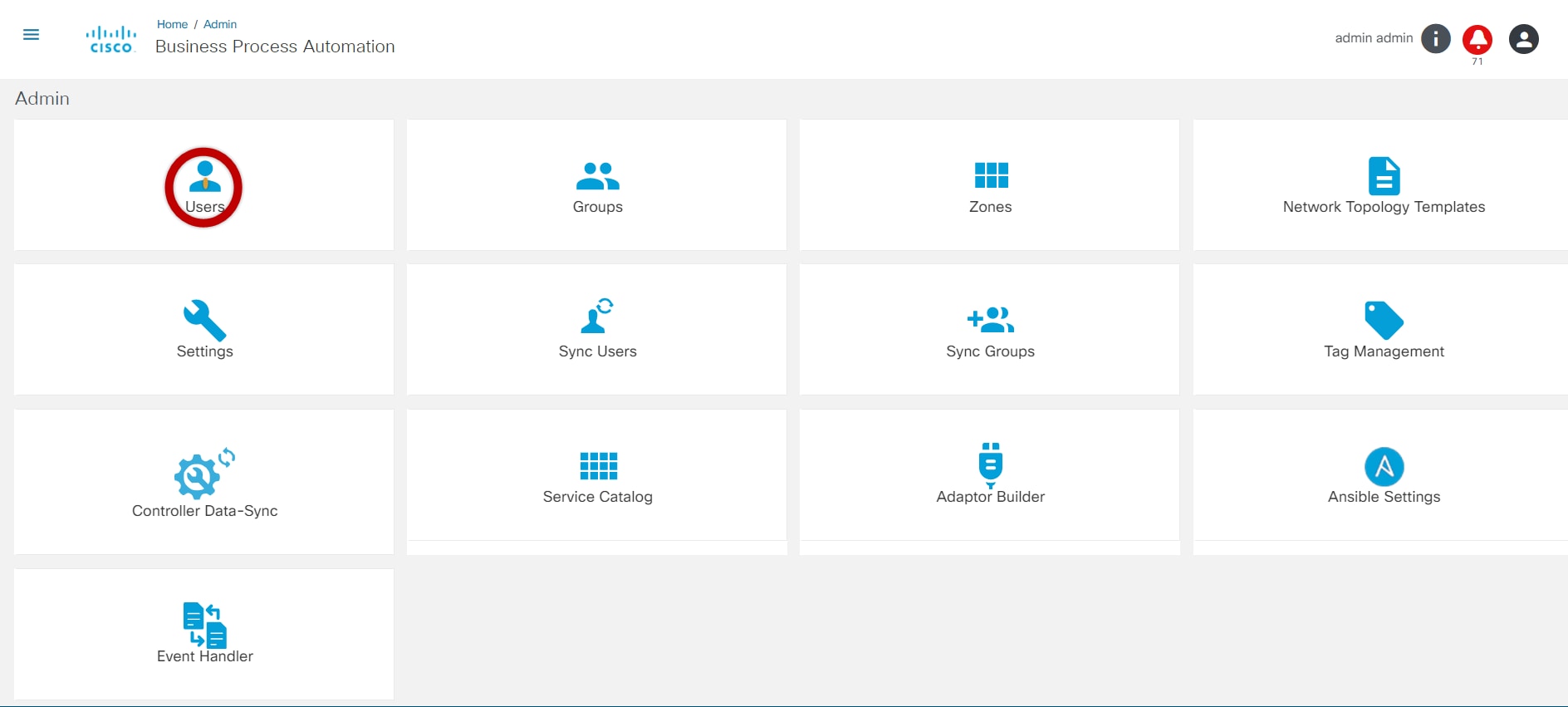 Users Tile