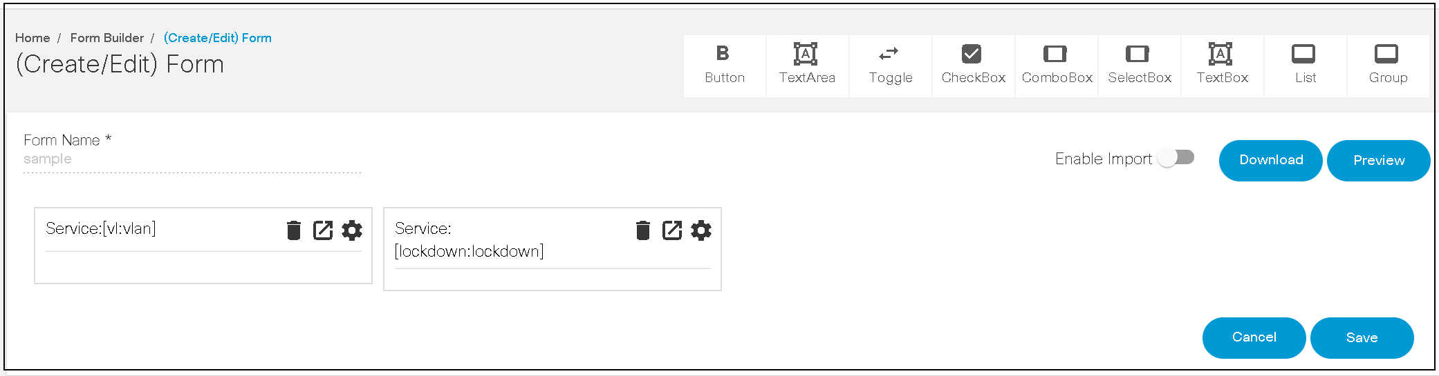 Customize Details