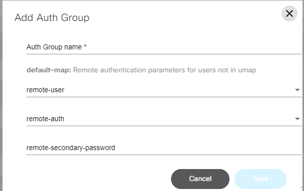 Add Auth Group