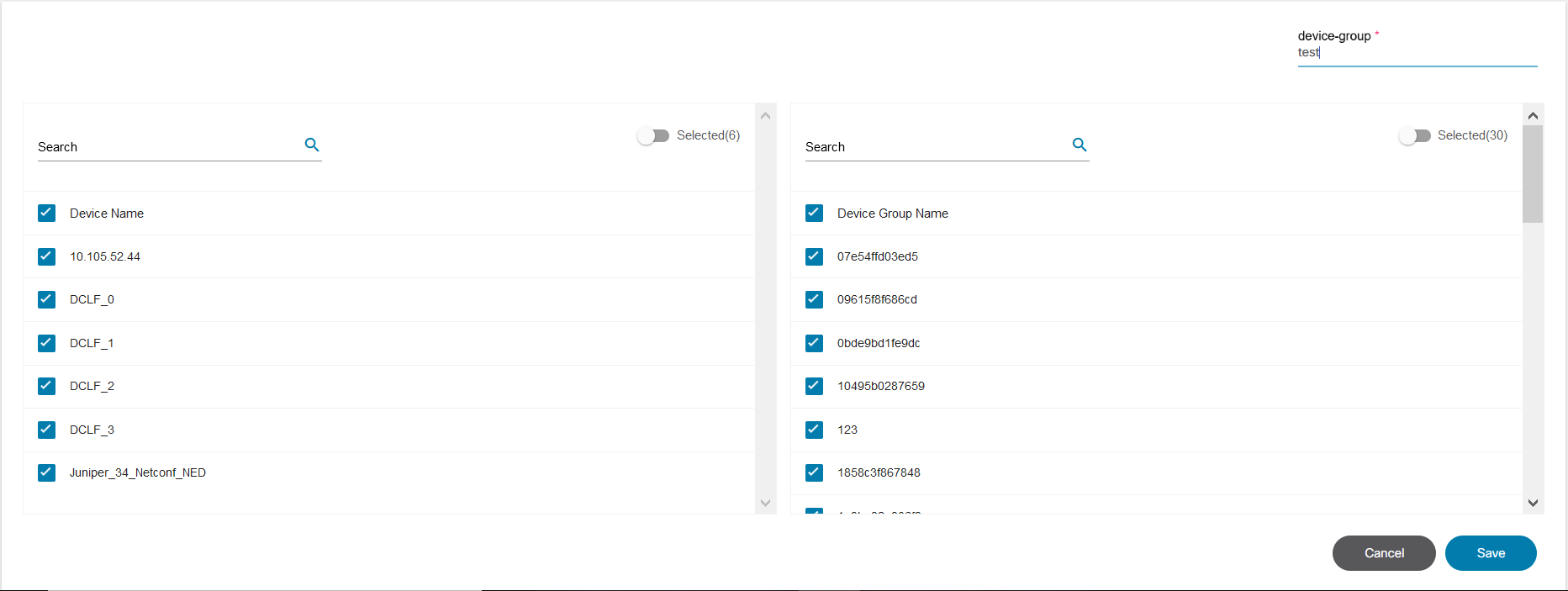Add Device Group