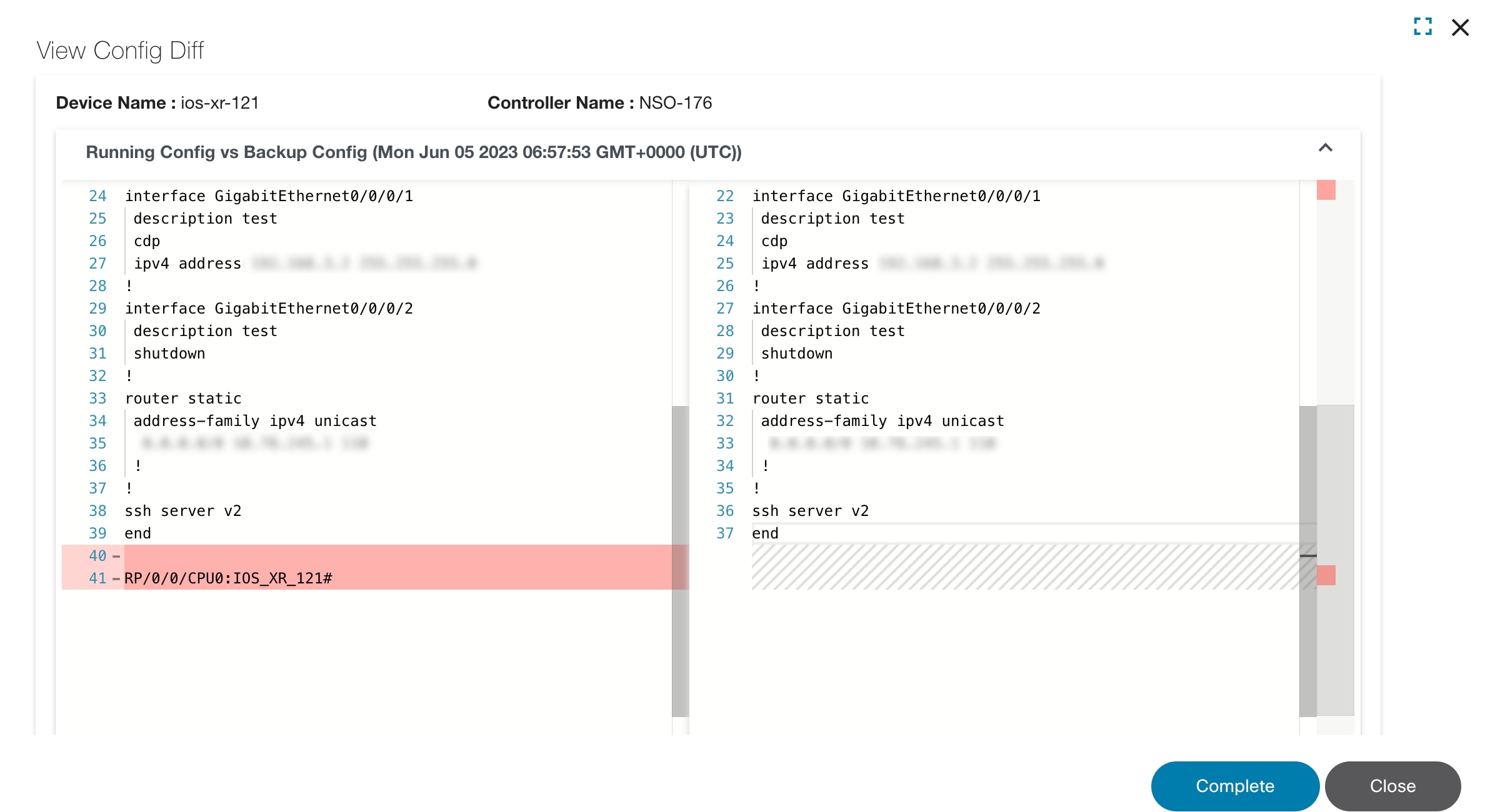 Form Details and Actions Window