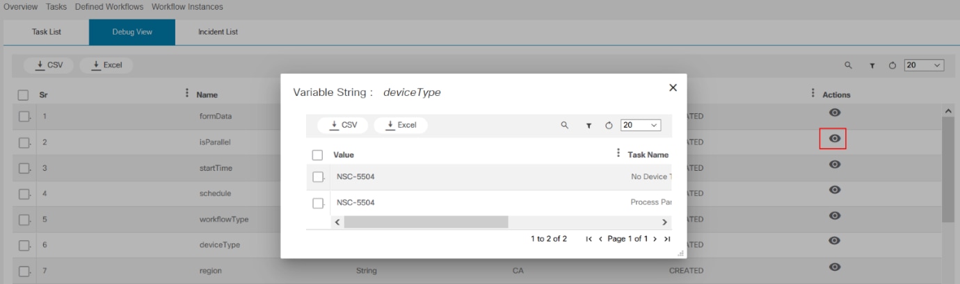 Debug View