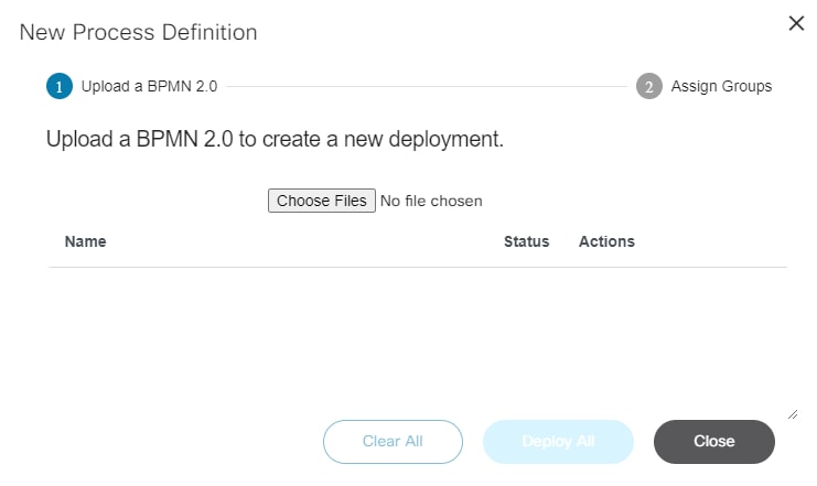 New Process Definition