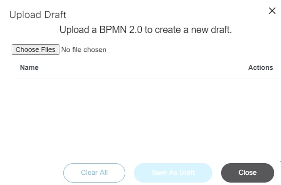 Upload Draft