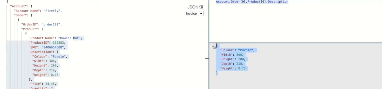 Enter JSON Data