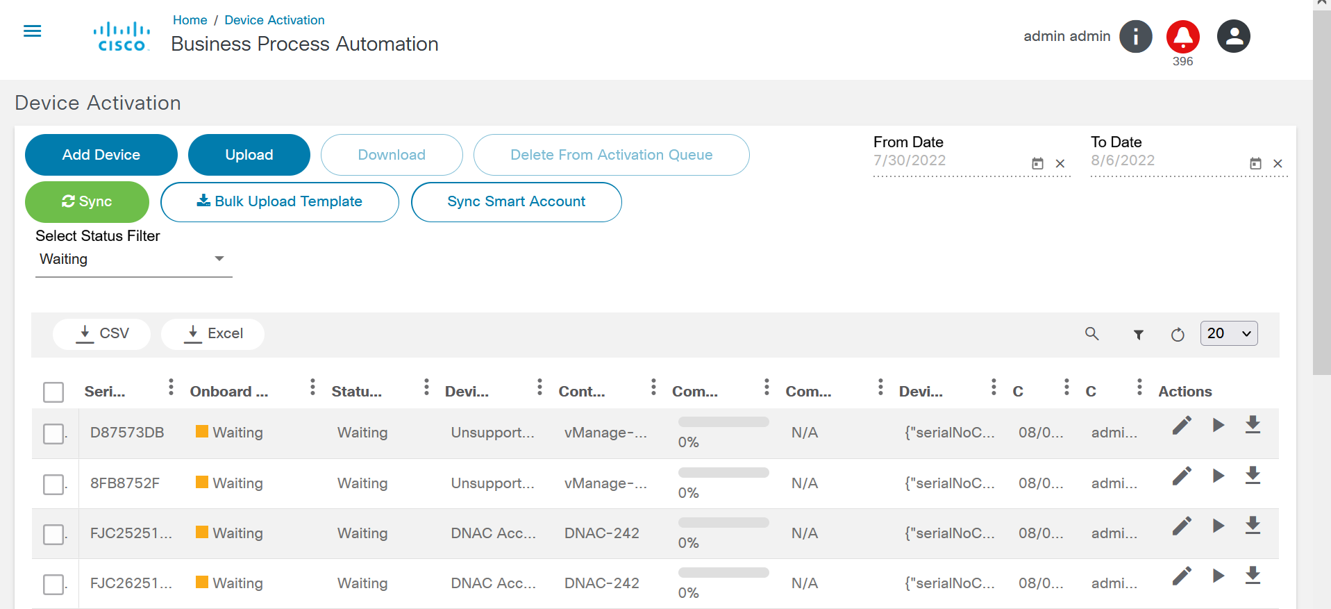 Device Activation