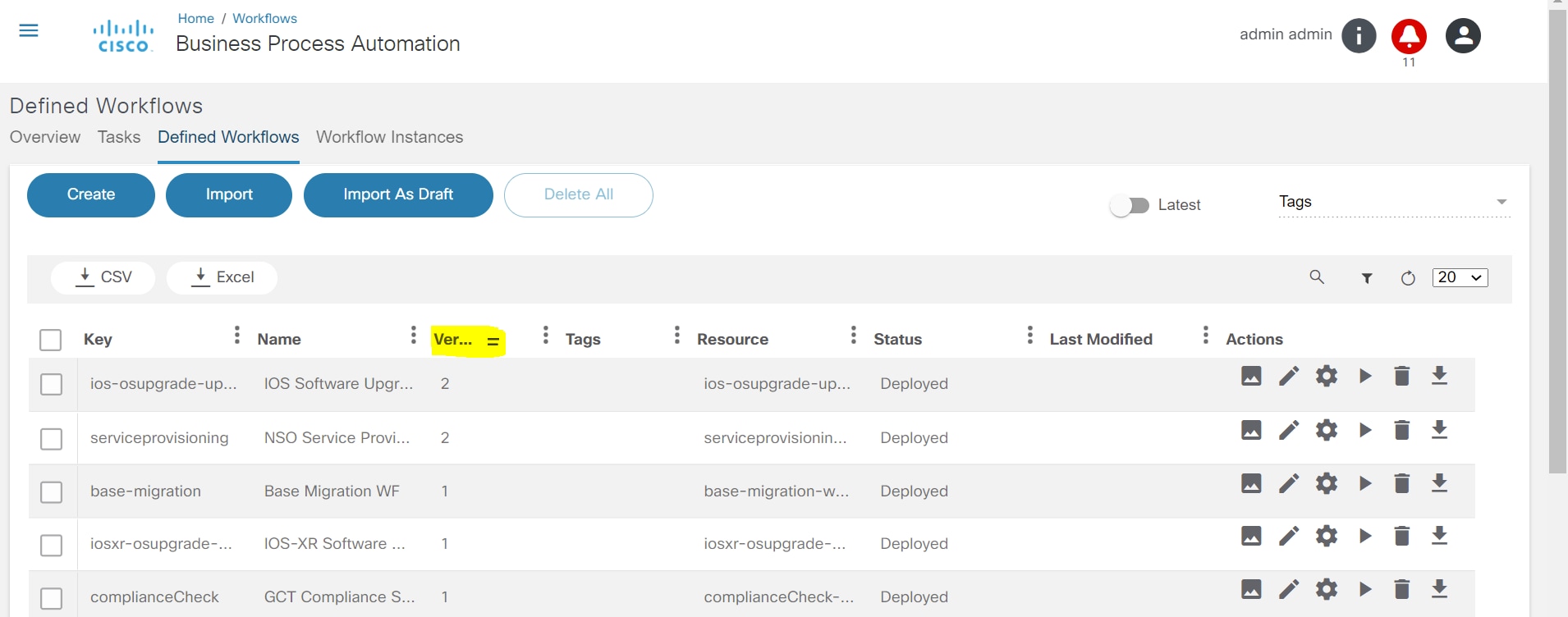 Column Filed Sorting