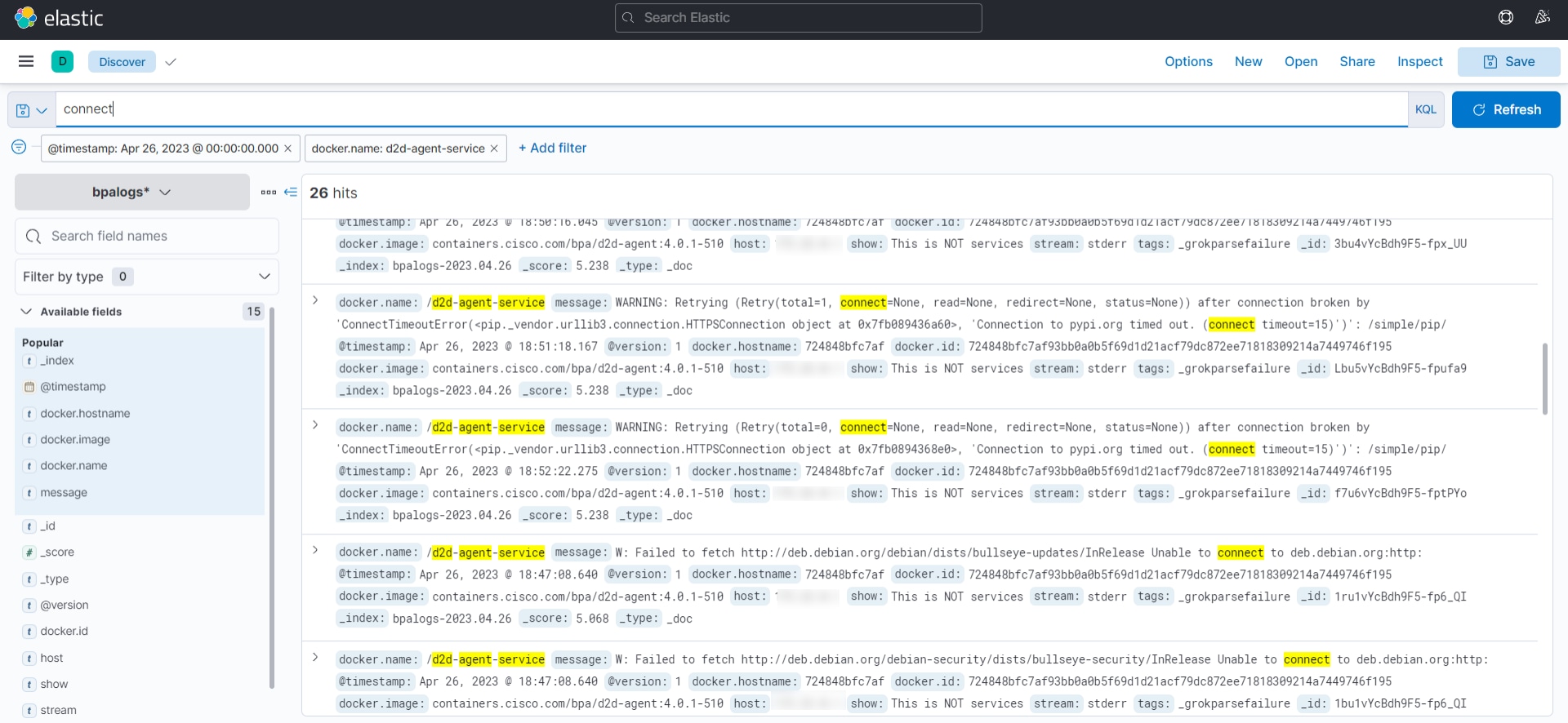 Free-Text search with keyword connect for specific timeframe and for D2D agent