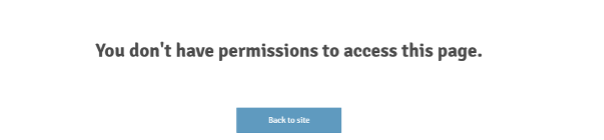 Access Denied