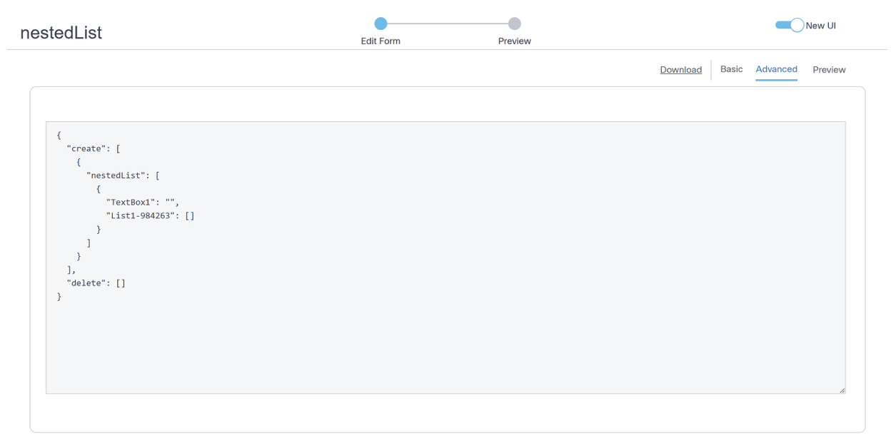Advanced Tab View