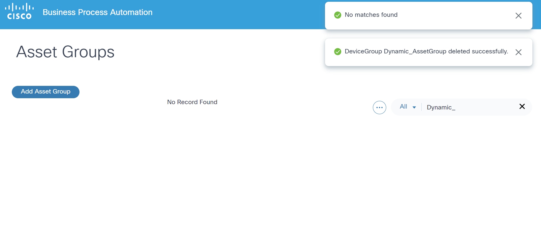 Deletion Confirmation