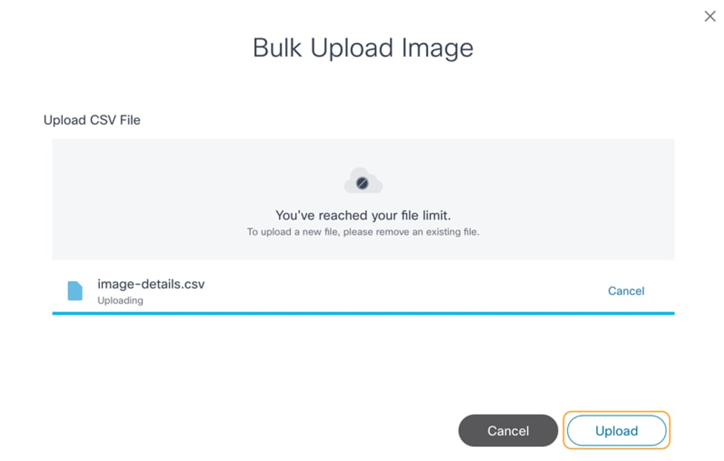 Bulk Upload Image – CSV Upload