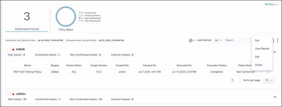 View Results Option