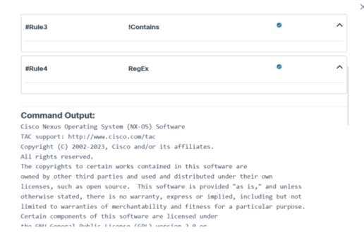 View Results with Additional Criteria - View Command Output1