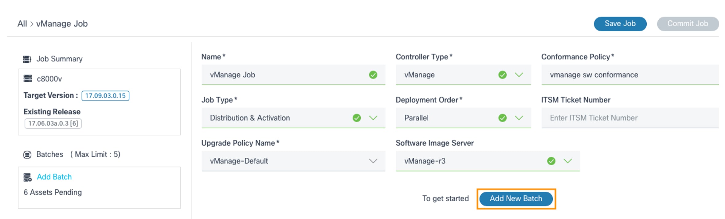 Add Batch and Add New Batch
