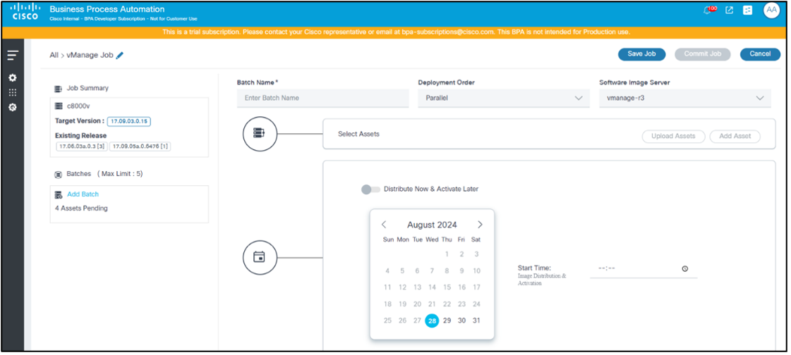 Upgrade Job Scheduler