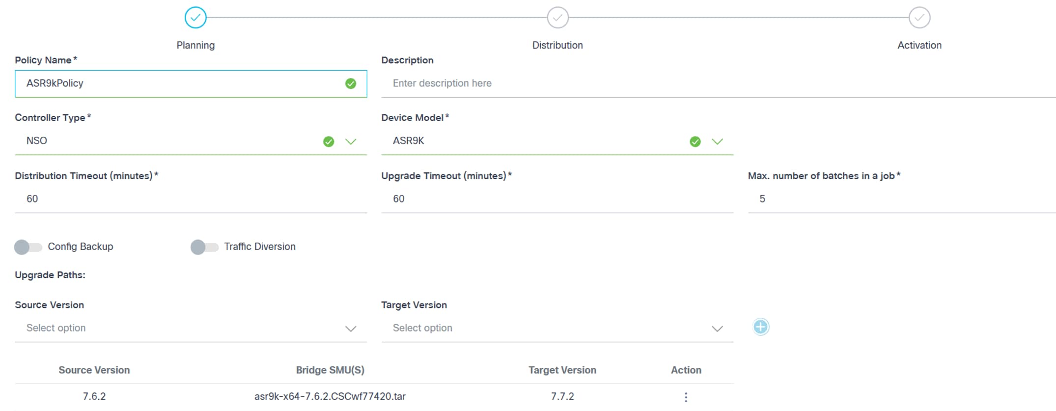 Upgrade Path with Bridge SMUs