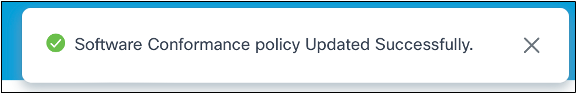 Confirmation of Successful Update