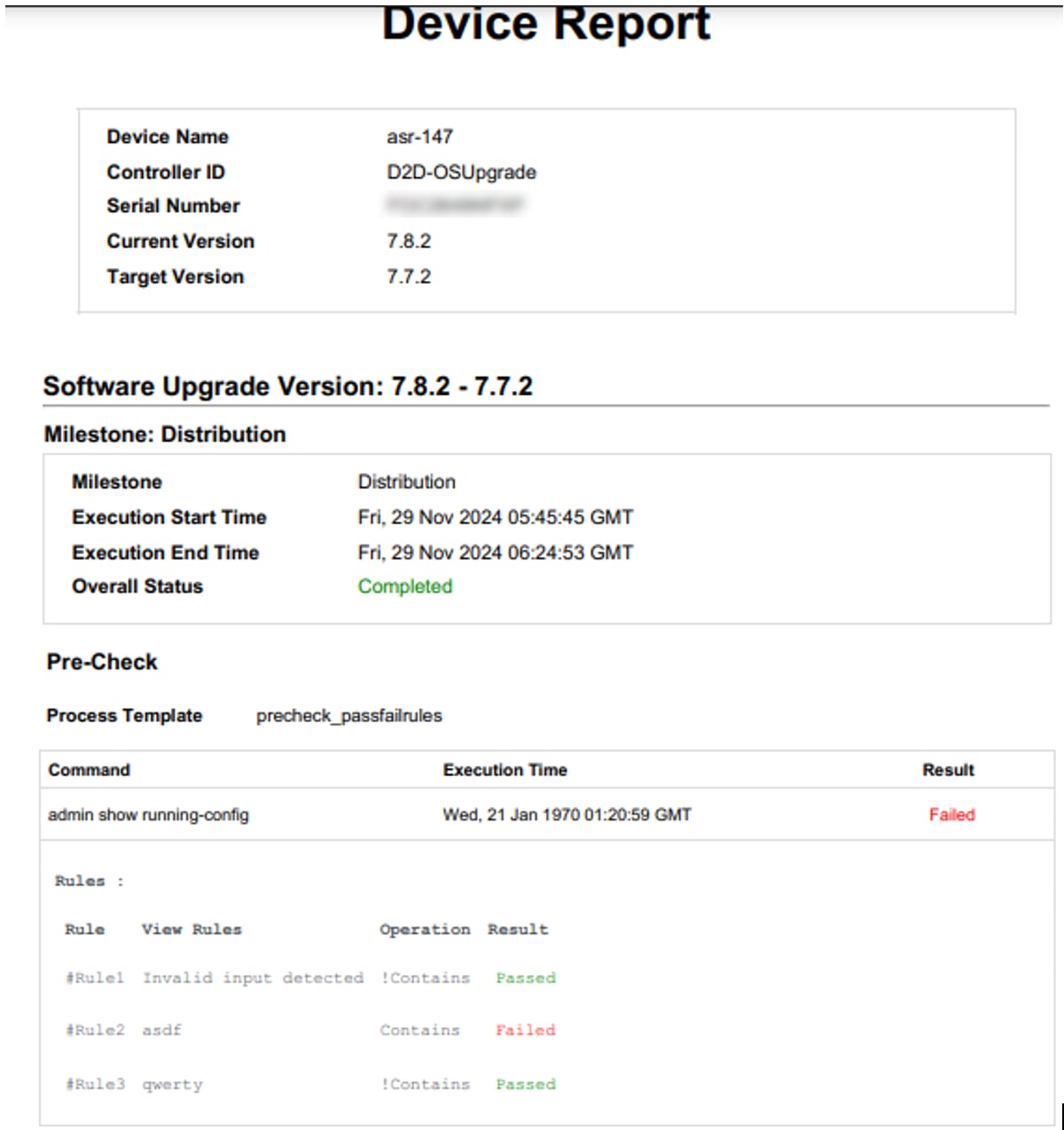 Device Report