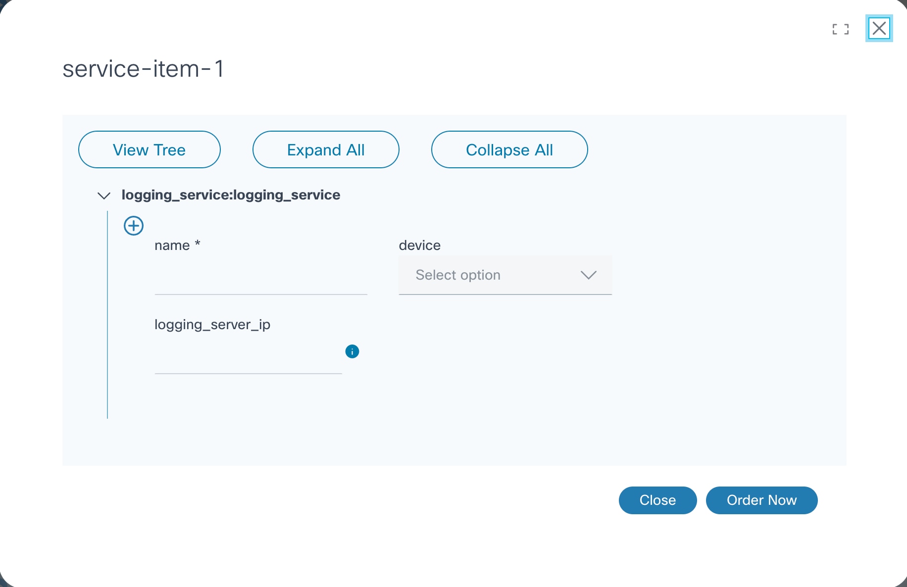 Get Service Provisioning Parameters