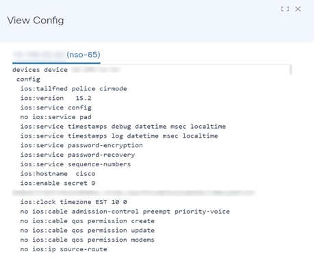 View Config