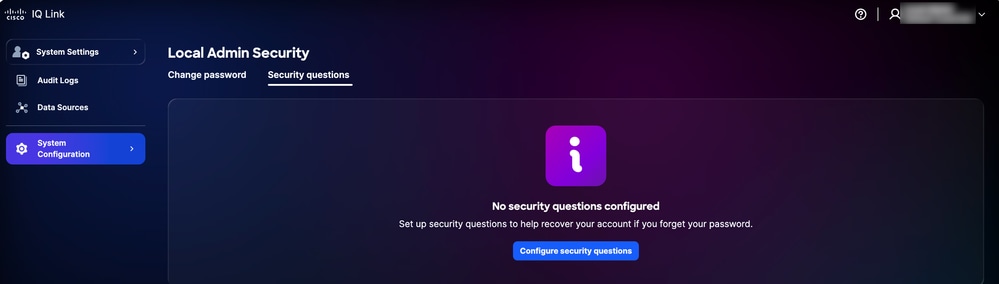 Security Questions