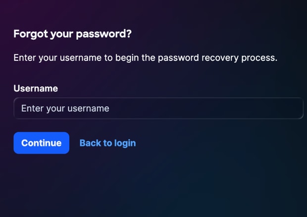 Forgot Password