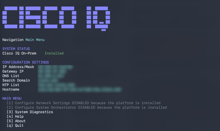 Main Menu