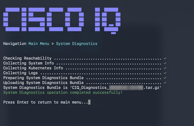 System Diagnostic Operation CoSystem Diagnostic Operation Completemplete