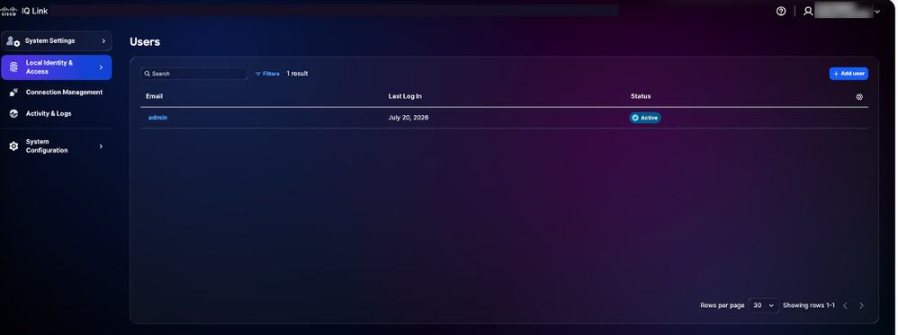 Users Page