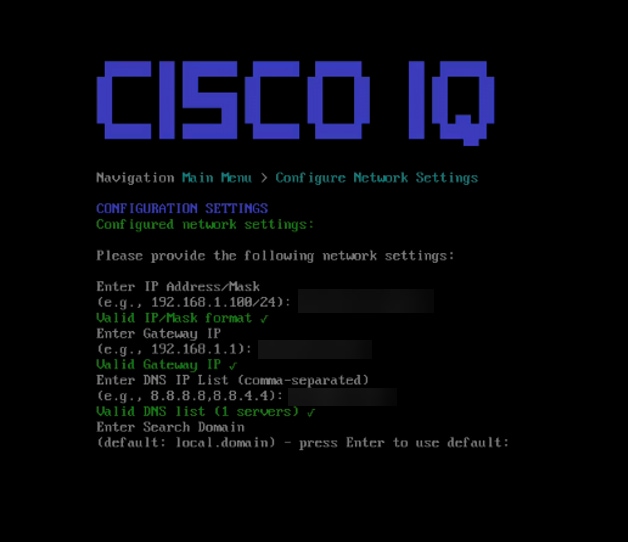 Main Menu