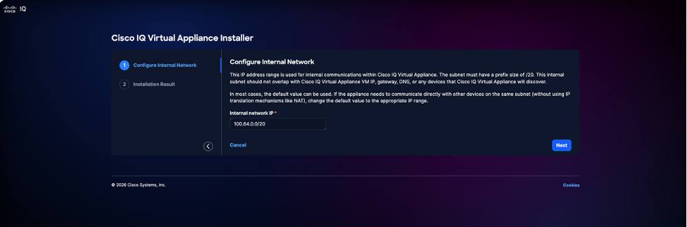 Configure Internal Network