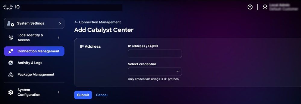 Add Catalyst Center