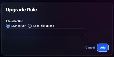 Upgrade Rule