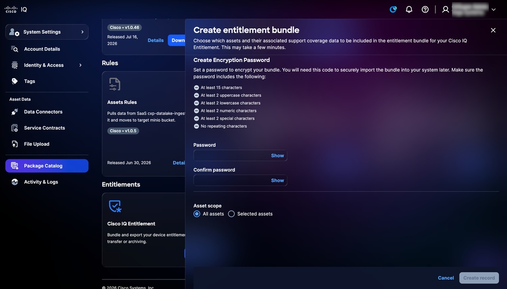 Create Entitlement Bundle