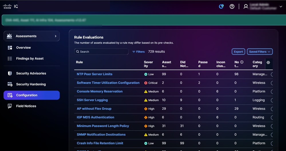 Rule Evaluations