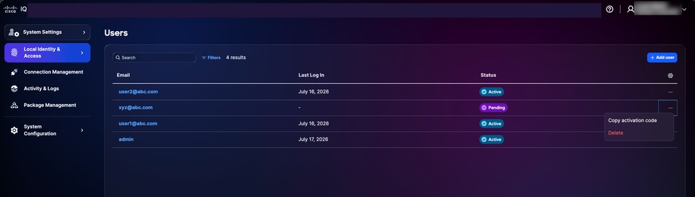 Copy Activation Code